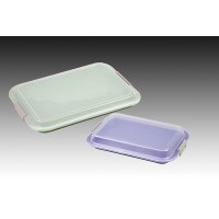 Plasdent SIZE B TRAY LIDS, Clear- Dimension: 13½" x 9⅝" x ⅞"